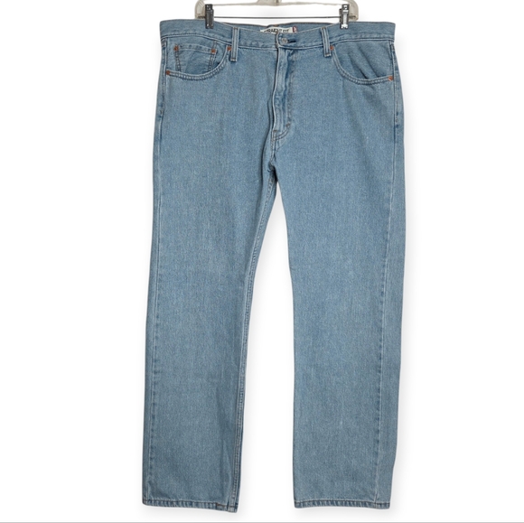 Levi's 505 Straight Leg Fit Cotton Jeans Men's Size 40x30 - Picture 1 of 11